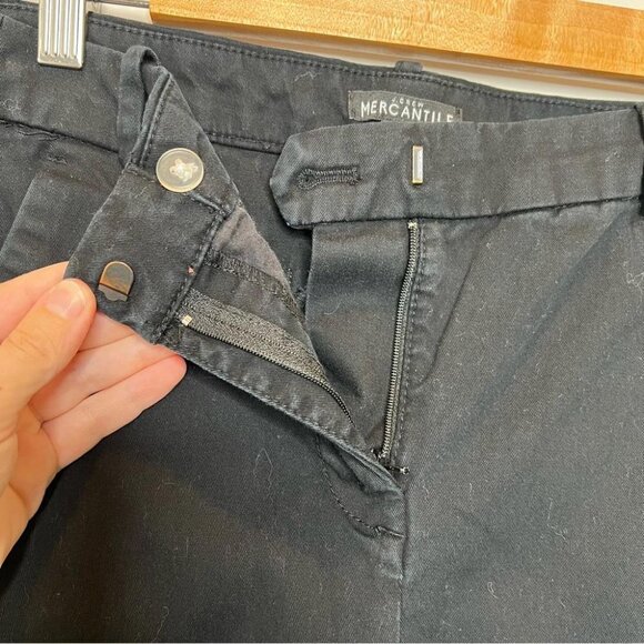 J Crew Mercantile Womens Size 4 Effortless Slim Crop Chino Pant Black Stretch - Picture 6 of 12